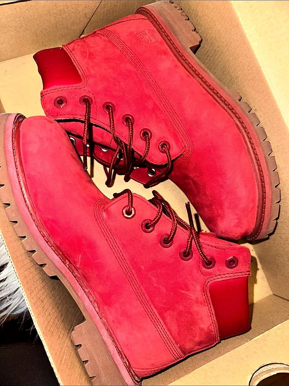 Timberland Red Boots